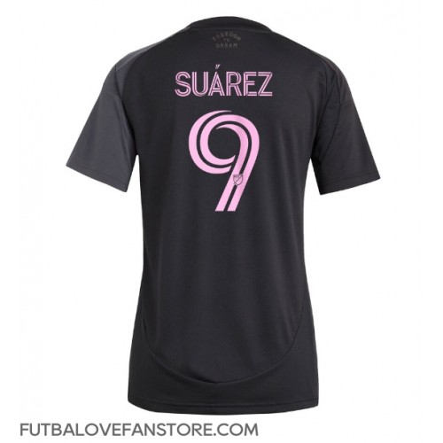 Inter Miami Luis Suarez #9 Vonkajší Ženy futbalový dres 2025-26 Krátky Rukáv Inter Miami Luis Suarez #9 Vonkajší Ženy futbalový dres 2025-26 Krátky Rukáv